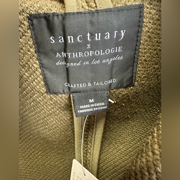 Sanctuary by Anthropologie Moss Green Blazer Size Medium - Picture 3 of 6